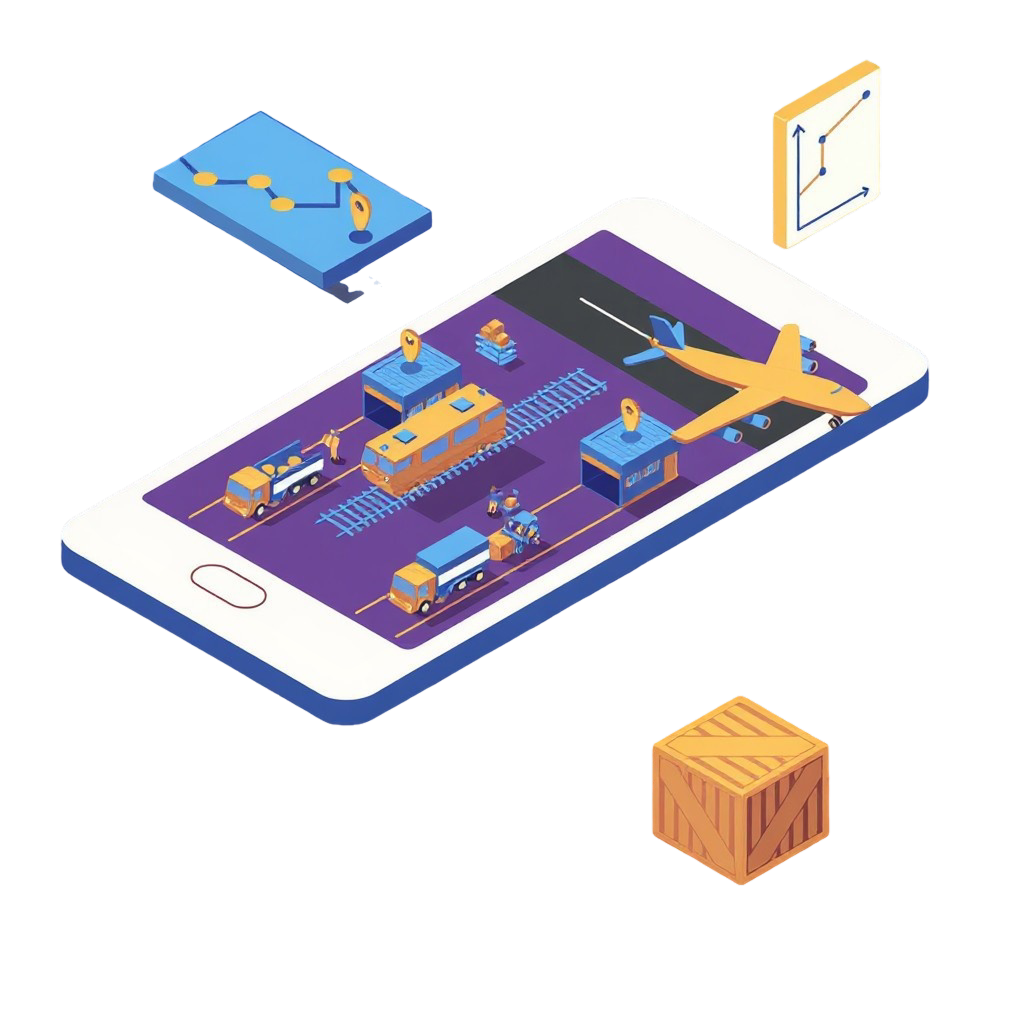 International shipping illustration